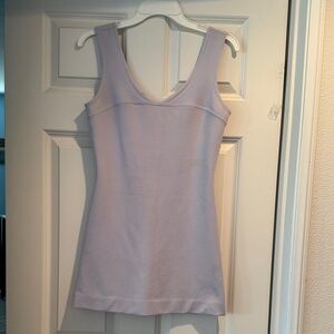 Fitted Purple Sleeveless Dress